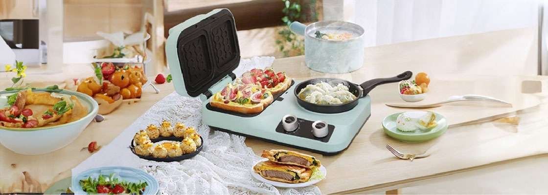 Hot multifunctional breakfast machine