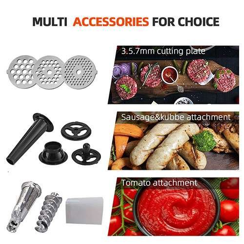 Meat grinder multifunctional application_