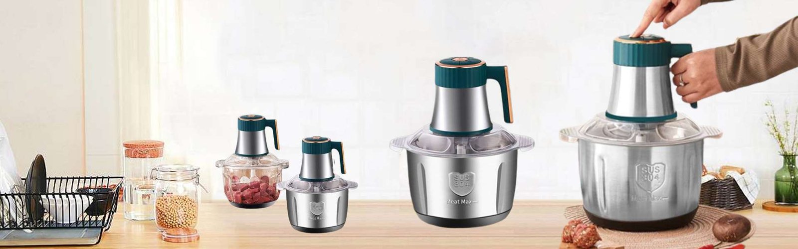 Cost-saving electric meat grinder