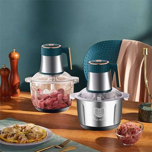Electric meat grinder makes work more efficient