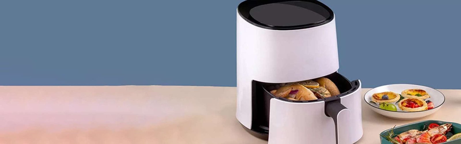 Airfryer Quieter and more efficient fan technology