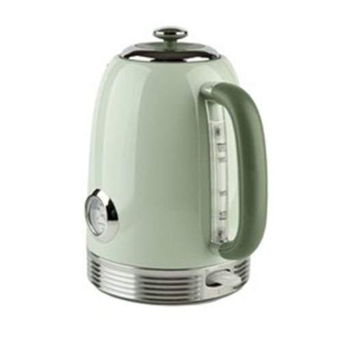 A green professional cooking kettle