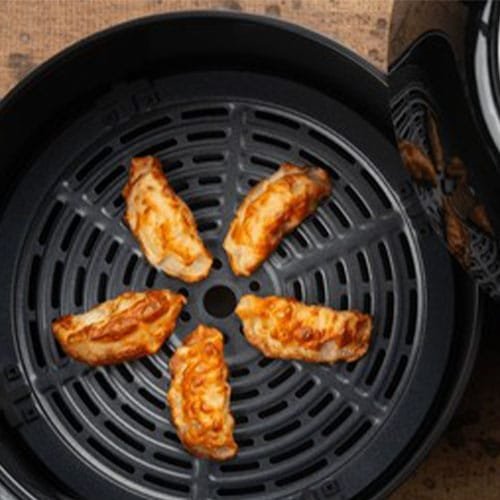 Airfryer gyoza,Use Air Fryer grilled dumplings pork and vegetable
