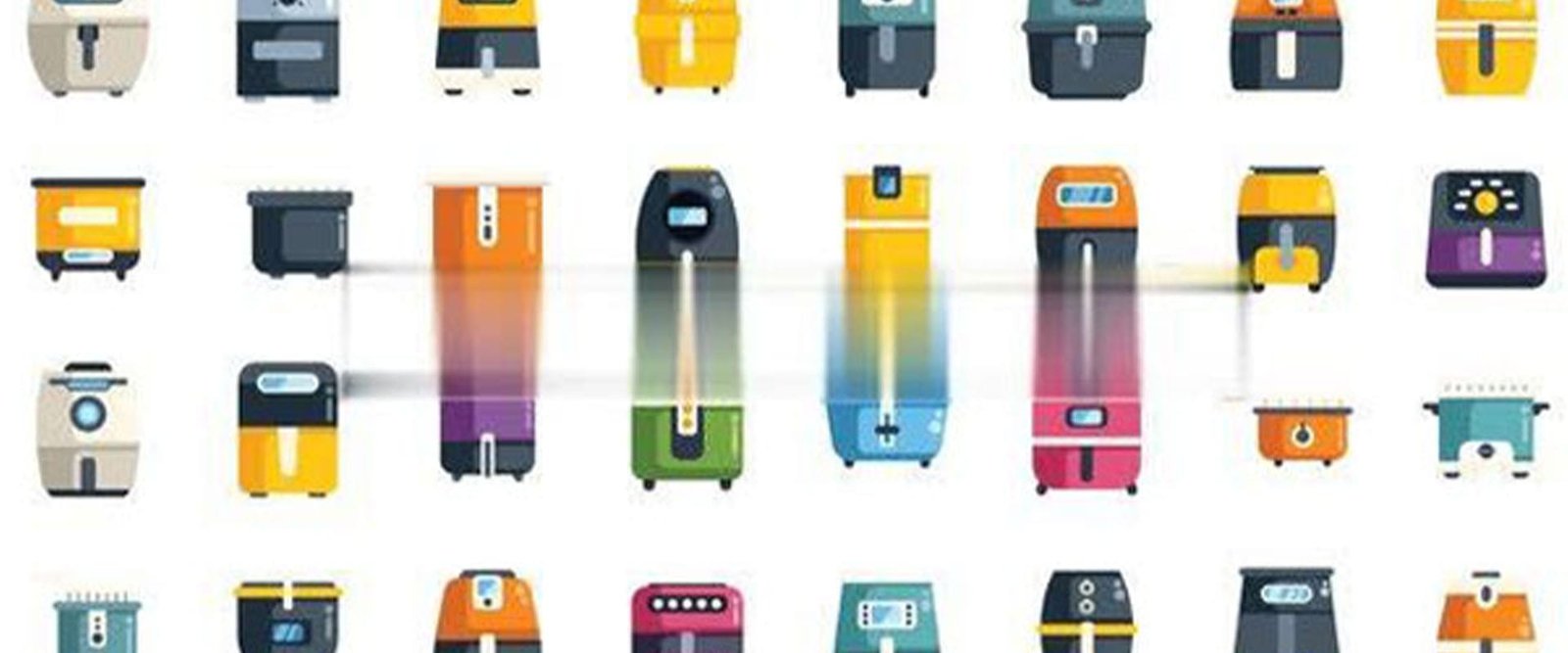 Various air fryer types